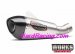 11260BP520  Yoshimura Alpha T Stainless Slip-On Exhaust w/ Stainless Can & Carbon Endcap - '18-'20 Suzuki GSX250R